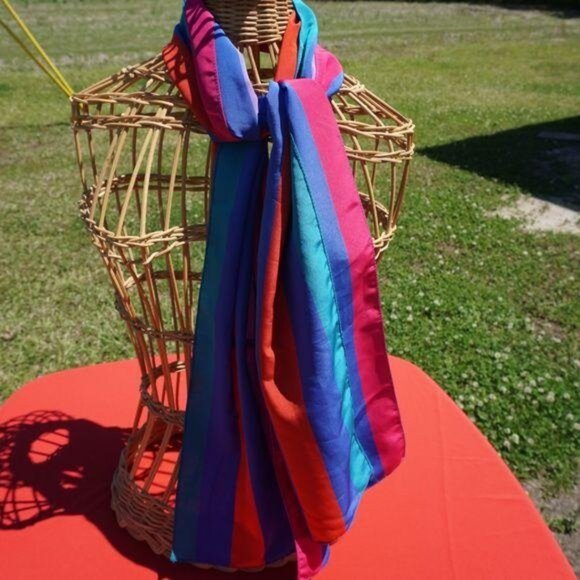 Colorful Striped Scarf - Picture 2 of 6